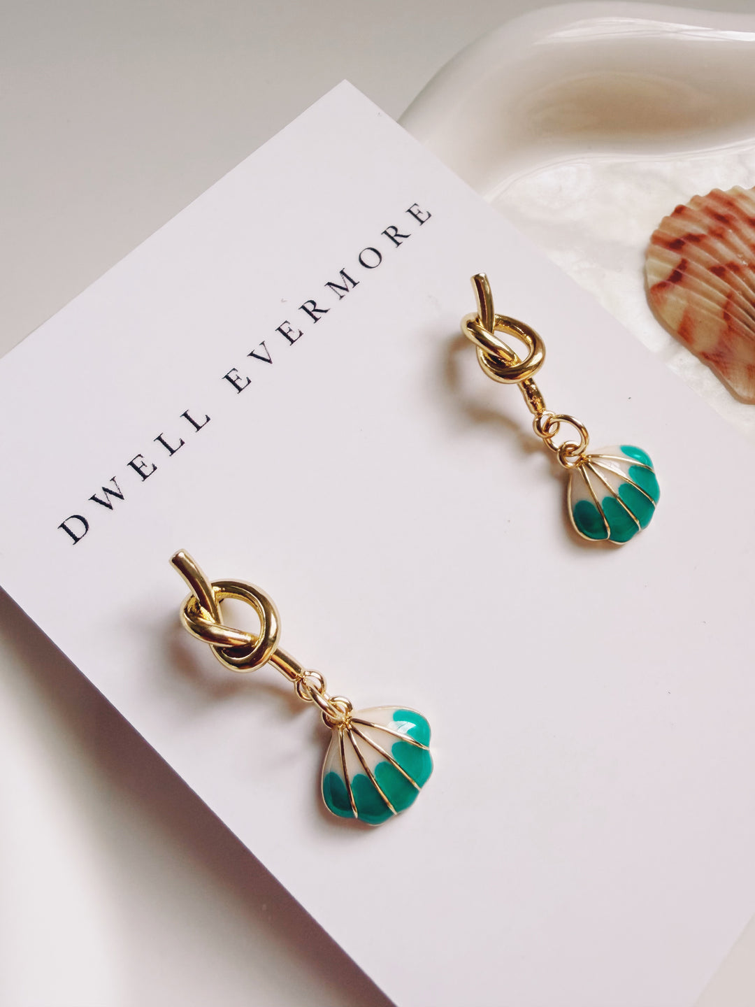 Scallop Earrings, Marine Dreams