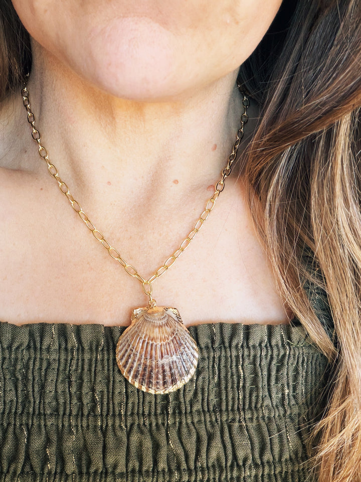 Coastal Shell Necklace, Marine Dreams