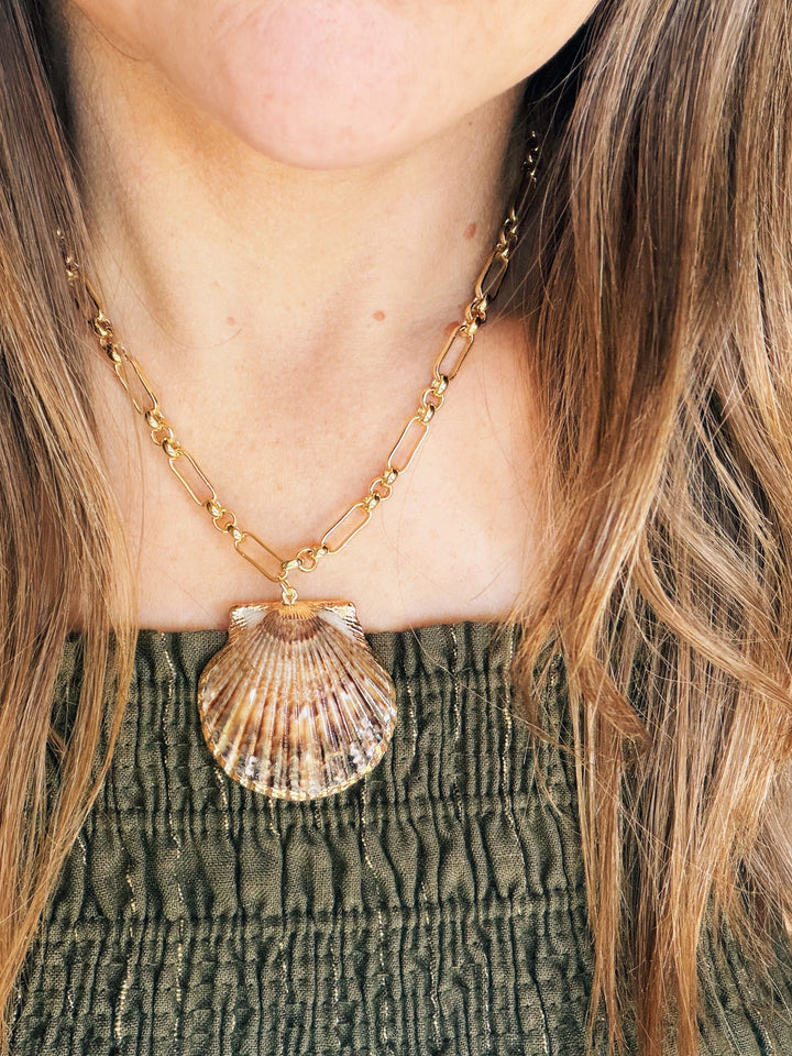 Coastal Shell Necklace, Marine Dreams