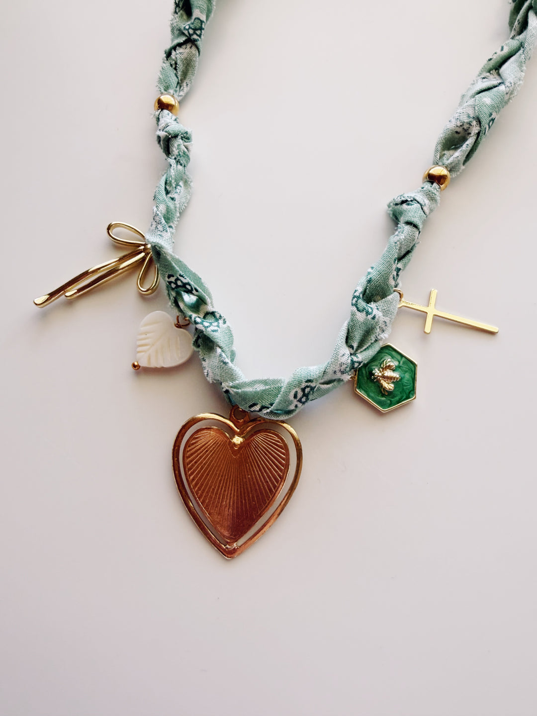 Spring Greens Garden Necklace