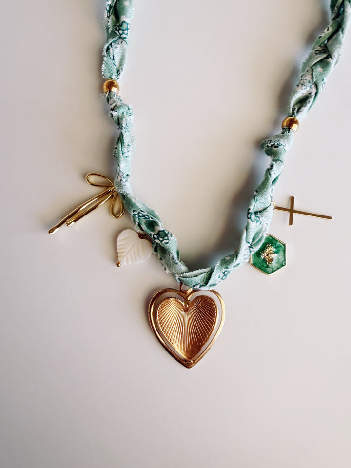 Spring Greens Garden Necklace