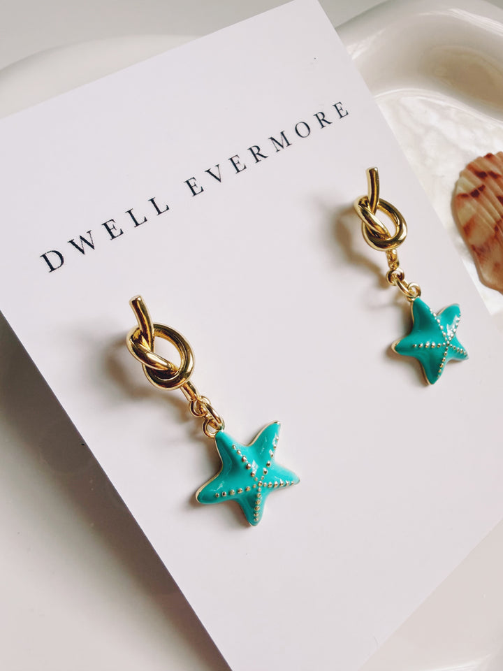 Starfish Earrings, Marine Dreams