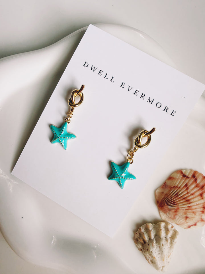 Starfish Earrings, Marine Dreams