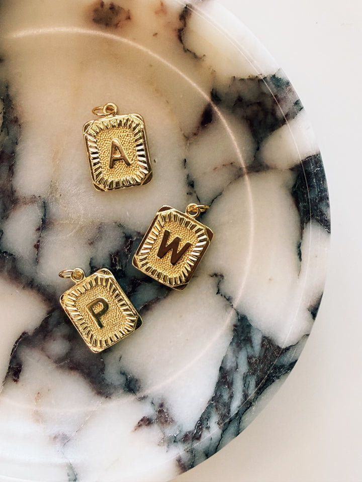 Initial Tag Necklace