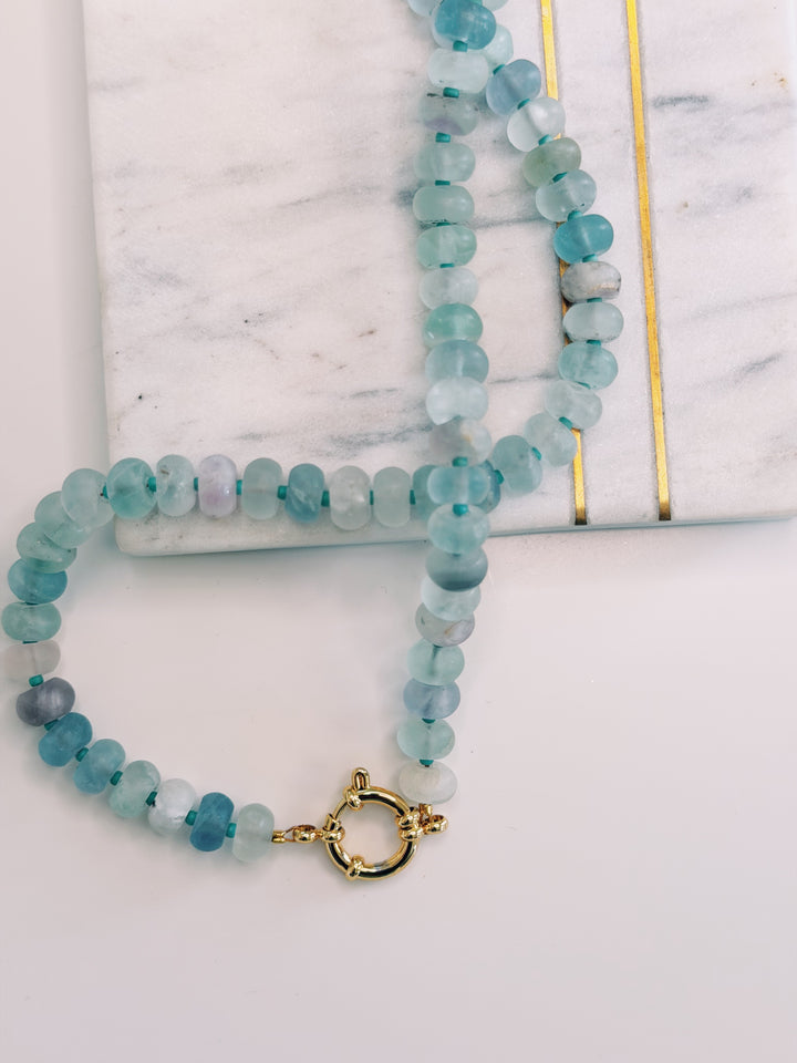 Vapor Matte Stone Necklace